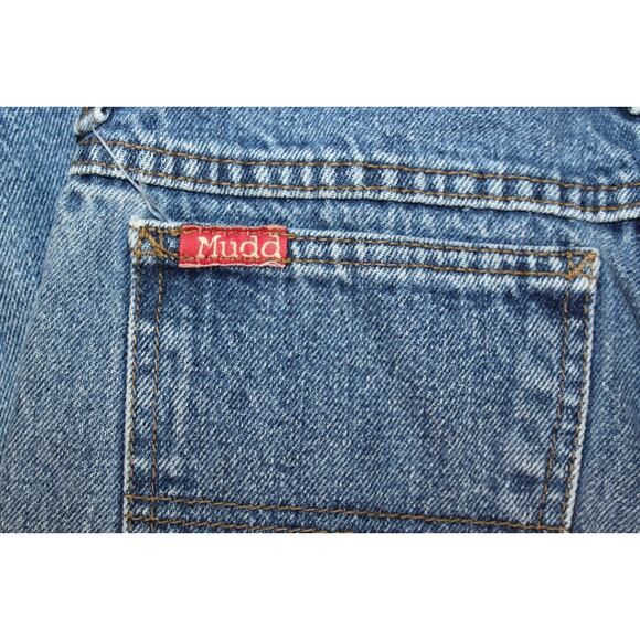 Mudd Vintage Y2K Jeans Embroidered 90s Retro Size 3 Very Lightly Worn!! Nice! - Picture 4 of 8